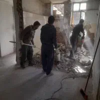 تخریب کلی جزعی/حذف تیغه های اضافی/حذف ستون