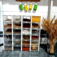 فروش فانوس دکوراتیو و جا ادویه ۲۴کشویی|صنایع دستی و سایر لوازم تزئینی|آبدانان, |دیوار