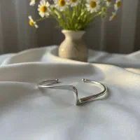 دستبند (بنگل) زنانه موج|بدلیجات|تهران, آسمان|دیوار