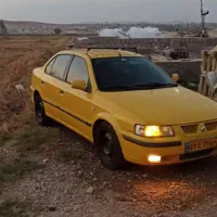 سمند زرد بین شهری مدل ۸۷|خودرو سواری و وانت|میانه, |دیوار