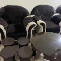 مبل ۷نفره سالم|مبلمان خانگی و میز عسلی|لنگرود, |دیوار