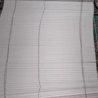 دو عدد پرده کرکره ای فلزی