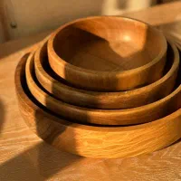 پذیرایی کاسه بشقاب سرویس چوبی تولیدکننده|صنایع دستی و سایر لوازم تزئینی|مشهد, کشاورز|دیوار