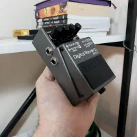 پدال افکت ریورب گیتار الکتریک و تیونر و کابل