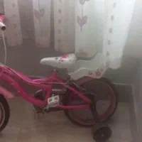 دوچرخه دخترانه سایز ۱۶ در حد نو