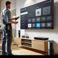 تنظیمات تلویزیون وانتن دیجیتال پایه دیواری