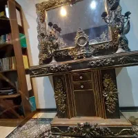 اینه کنسول چوبی