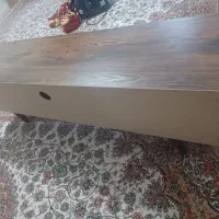 میزتلویزیون پایه چوبی در حد نو و سالم|میز تلویزیون|تبریز, |دیوار