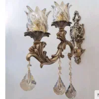 لوستر دیواری شیک و بزرگ دو عدد