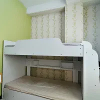 تخت دوطبقه MDF درجه یک.(تخفیف خوب داره)