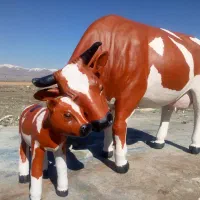 مدل‌های متنوع مجسمه گاو وال استریت شیری سردیس فلزی|مجسمه، تندیس، ماکت|تهران, وردآورد|دیوار