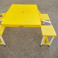 میز صندلی تاشو فوق العاده تمیز