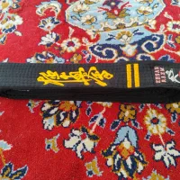 کمربند مشکی کیوکوشین دان 2 جنس اعلا استفاده نشده