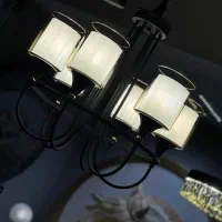 فروش لوستر کاردی،فروش لوستر حبابی در رنگهای مختلف|لوستر و چراغ آویز|قدس, شهرقدس|دیوار