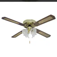 پنکه سقفی همراه با لوستر خوش قیمت|پنکه و تصفیه‌کنندهٔ هوا|کرج, فاز ۳ گوهردشت|دیوار