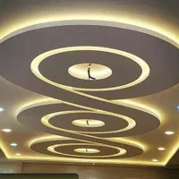 سقف کاذب کناف آسمان مجازی پارکت کاغذدیواری|مصالح و تجهیزات ساختمان|اردبیل, |دیوار