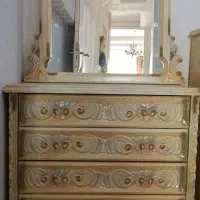 سرویس خواب دو نفره تمام چوب ،همراه خوش خواب رویا|تخت و سرویس خواب|شیروان (خراسان), |دیوار