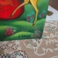 تابلوی بوم دختر نوازنده|تابلو، نقاشی، عکس|تهران, امیریه|دیوار