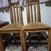 صندلی چوبی|صندلی و نیمکت|بومهن, |دیوار