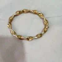 دستبند نقره با دوتا پلاک نقره