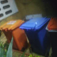 سطل زباله وبازیافت چرخدارهمگی سالم درحدنو