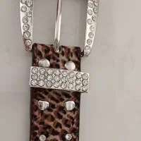 کمربند نگینی کار شده|کیف، کفش، کمربند|کرج, فاز ۳ گوهردشت|دیوار