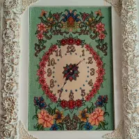 ساعت دیواری دستبافت