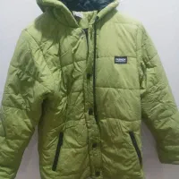 کاپشن دخترانه سبز و زرد