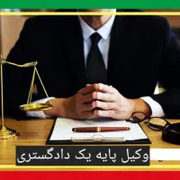 وکیل پایه یک دادگستری و مشاور حقوقی