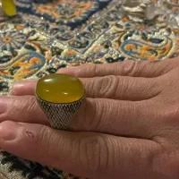 انگشتر شرف شمس مردانه نقره|زیورآلات و اکسسوری|یزد, |دیوار