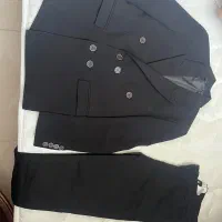 کت ترک مشکی و شلوار کتان مشکی