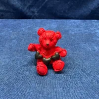 تدی خرس قرمز دکوری سنگی