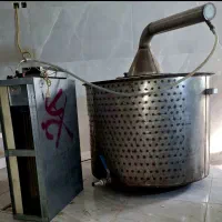 یگ دستگاه کامل عرق گیر استیل با کندانسور حرفه ای