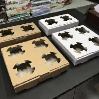 جالیوانی 2 تایی 4 تایی هولدر جا لیوانی مقوایی