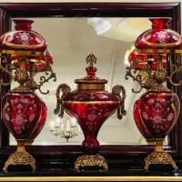 ظروف  دکوری دوپوست تراش مناسب جهیزیه وخاص پسندان|ظروف سرو و پذیرایی|زنجان, |دیوار