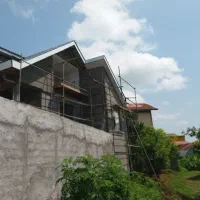 نصب ایزوگام و داربست سقف نما کفراژ خشکی مجالس بنر|خدمات پیشه و مهارت|شلمان, |دیوار