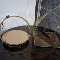 سینی دکوراتیو کف آینه ای.فوق العاده شیک
