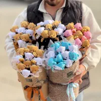 دسته گل خرسی