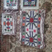 روپشتی و روکوسنی گلدوزی شده با دست قدیمی