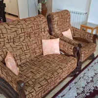 یک دست مبل شش نفره همراه میزعسلی|مبلمان خانگی و میز عسلی|کتالم و سادات شهر, |دیوار