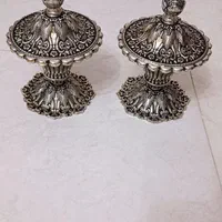 قندان برنزی نقره ای|ظروف سرو و پذیرایی|تهران, خاک سفید|دیوار