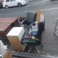 میز تحریر وصندلی گردان وصندلی مشتری