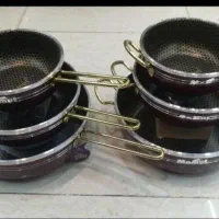 سری ماهیتابه ۳ تکه گرانیت نسوز زنبوری و طرح سنگ|ظروف پخت‌وپز|شیراز, فخرآباد (دروازه کازرون)|دیوار