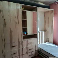 کمد دیواری  همراه تخت تا شو وکنابخانه بزرگ|جاکفشی، کمد، دراور|همدان, |دیوار