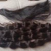 موی طبیعی اکستنشن دختر بچه ۵۰ و ۴۰ سانت