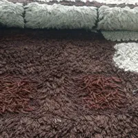 فرش طرح برجسته در حد نو 5 متری