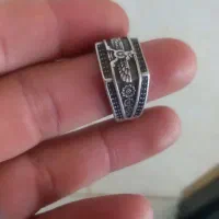 انگشتر سه پوست بقرانی عقیق یمن جز یاقوت|جواهرات|کرمان, |دیوار