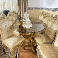 میز نهار خوری مناسب جهیزیه کاملا نو هست