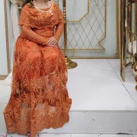 لباس کوردی نارنجی|لباس|بانه, |دیوار