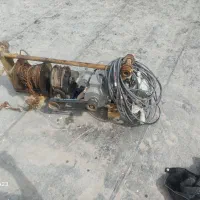 بالابر ۱ تن  با ۵۰ سیم بکسل و کابل برق